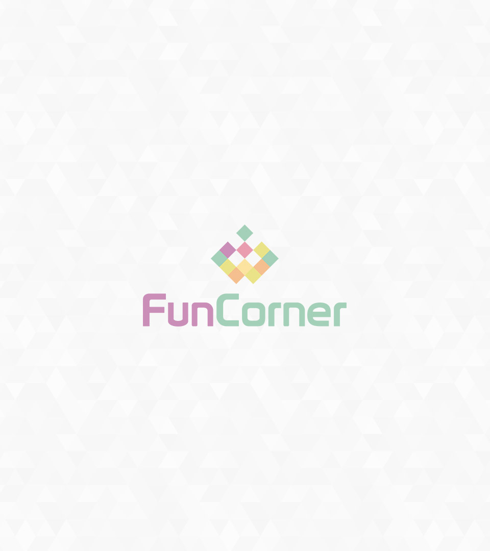 Miejsce zabaw dla dzieci - Funcorner, logo i strona internetowa