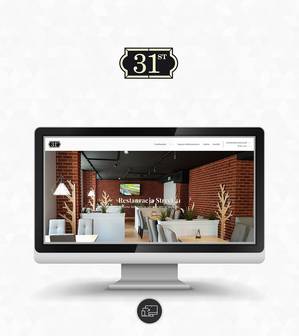 Restauracja Street 31, logo i strona internetowa