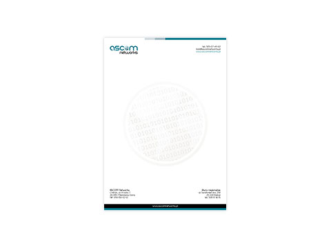 Papier firmowy | Ascom Networks