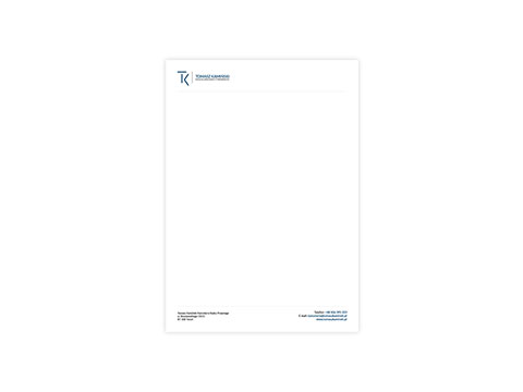 Papier firmowy | Tomasz Kamiński Kancelaria Radcy Prawnego