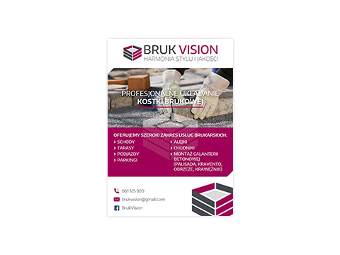 Ulotka A6 | Bruk Vision